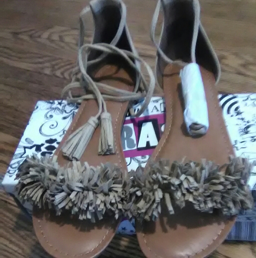 Womens lace up sandals